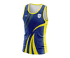 Custom Singlet Blue & Yellow Pattern KPI Logo